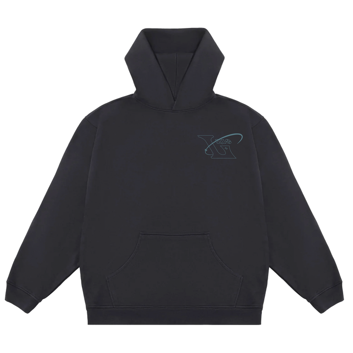 210 Faded Hoodie - Jet Black