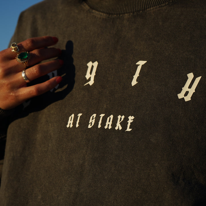 Everything at Stake Gray Long Sleeve