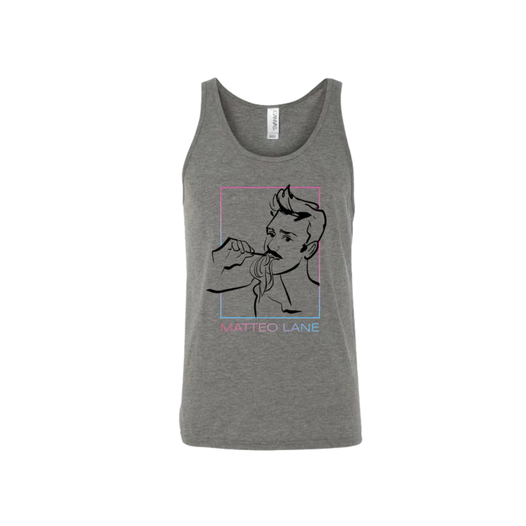 Matteo Lane Unisex Tank - Dark Grey