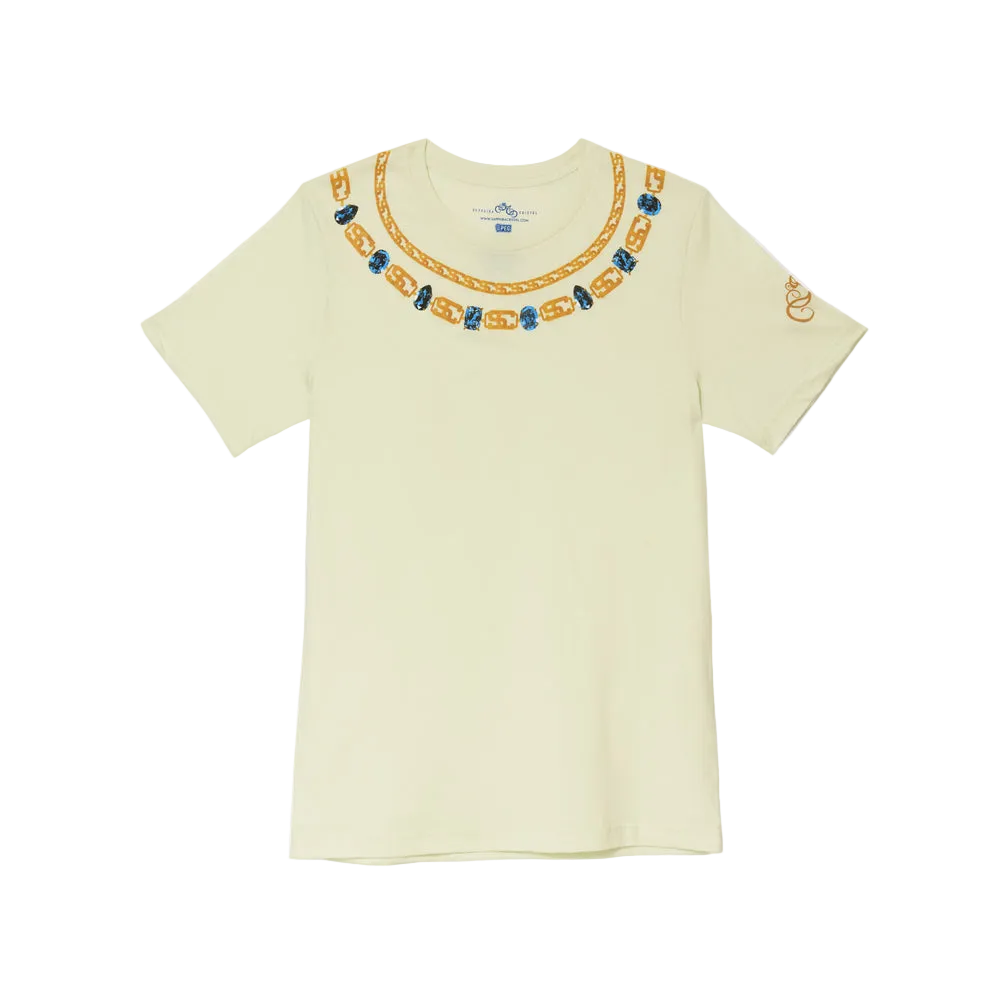 Jewels Chains Tee - Citron