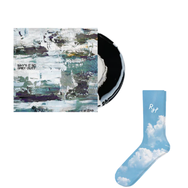 WHY’S IT SO GREY OUT? 10" VINYL BUNDLE & CLOUD APPRECIATION SOCKS BUNDLE
