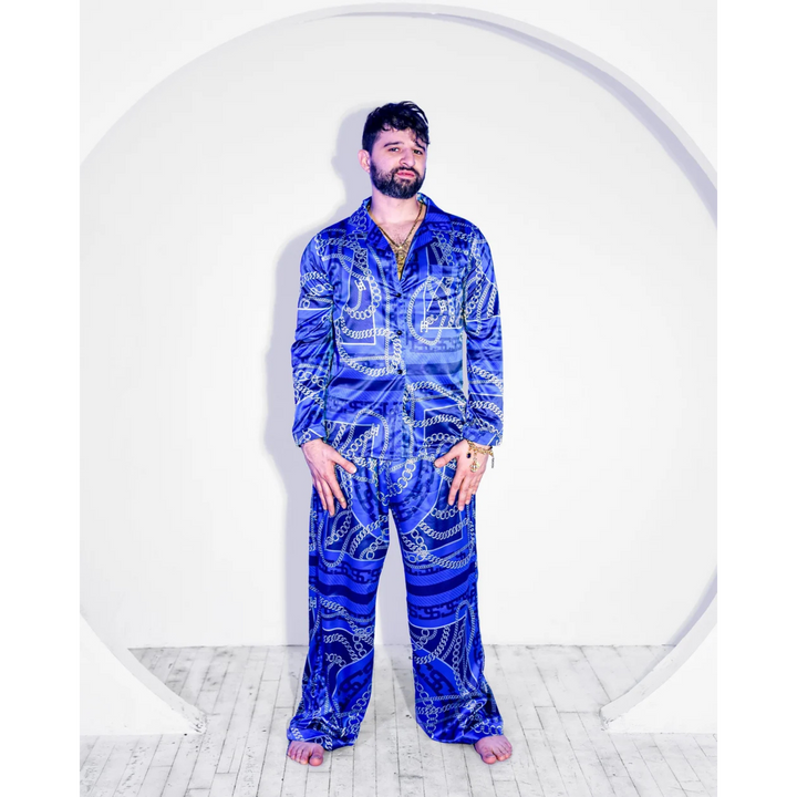 Sapphira Chain Link Pajama Set