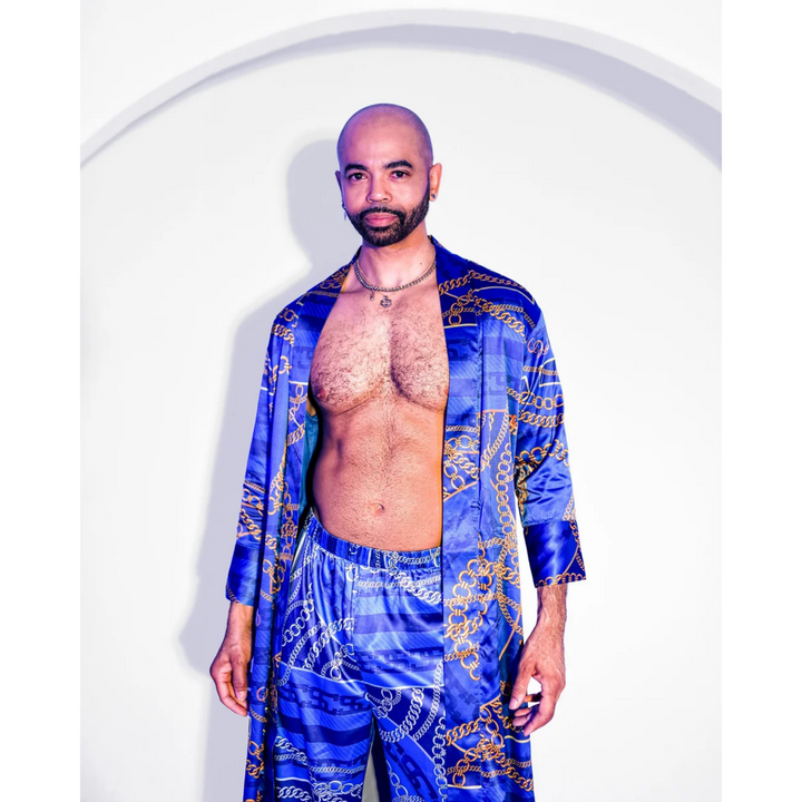 Sapphira Chain Link Robe