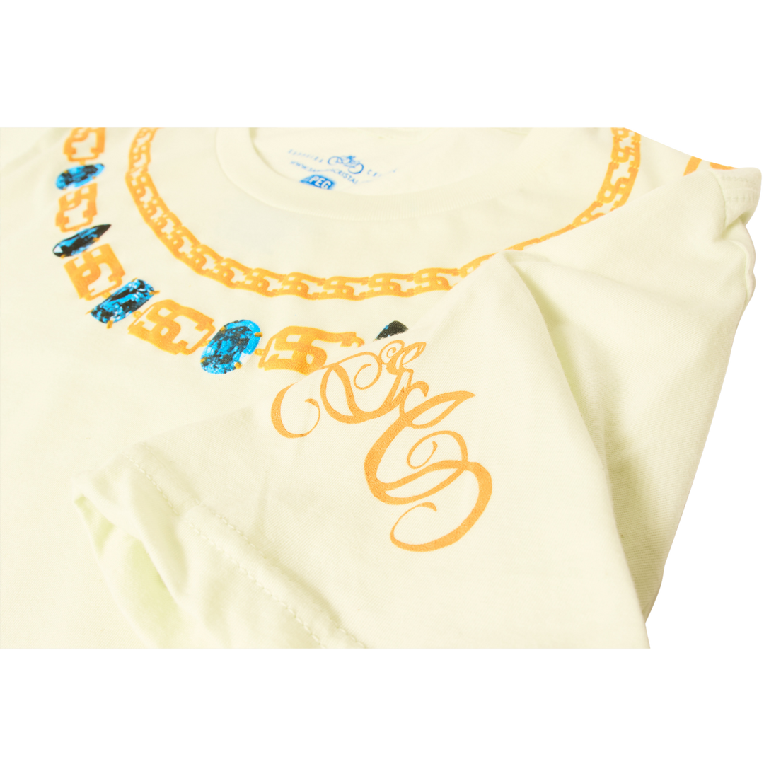Jewels Chains Tee - Citron