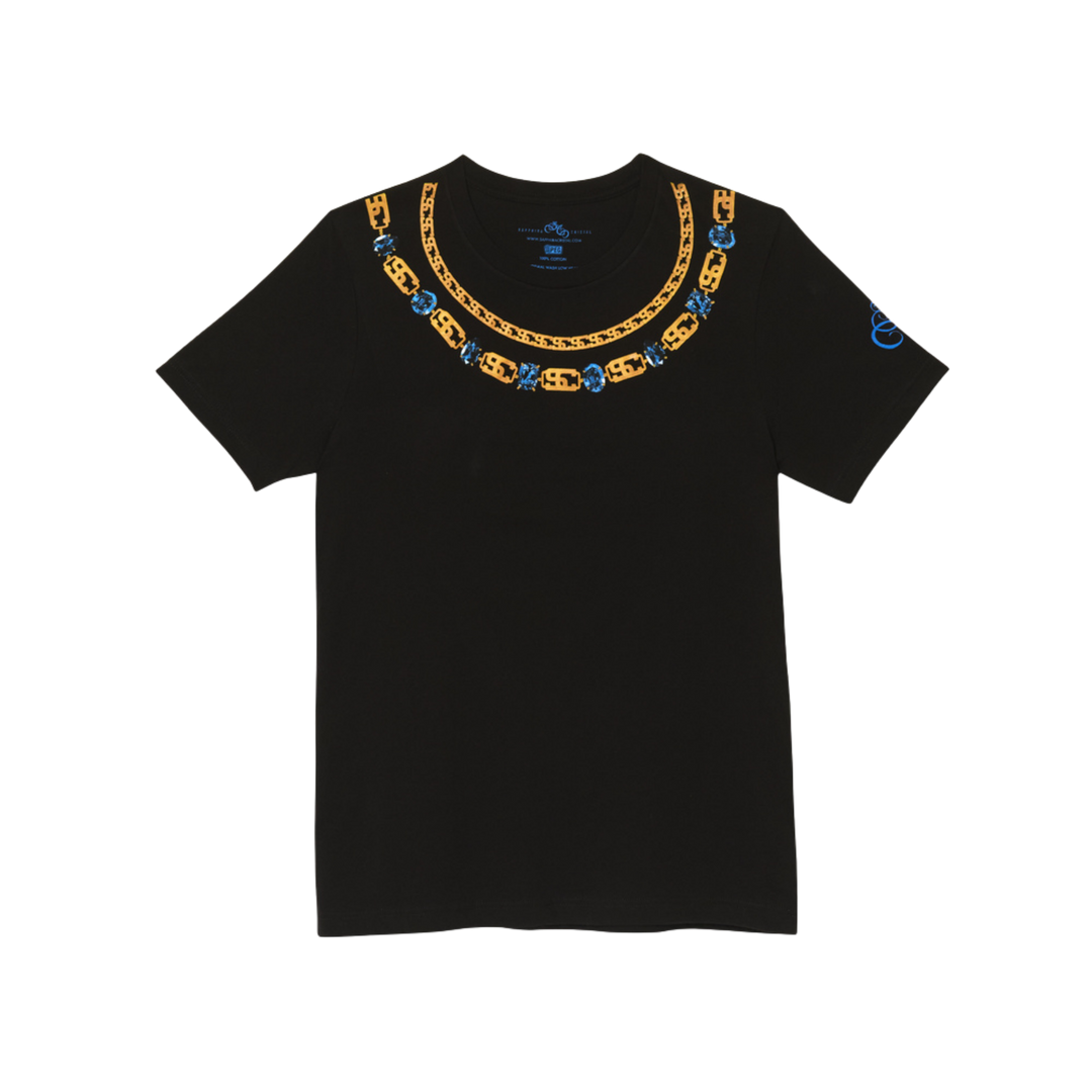 Jewels Chains Tee - Black