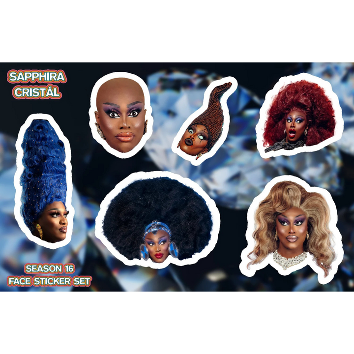 Sapphira Face Sticker Sheet