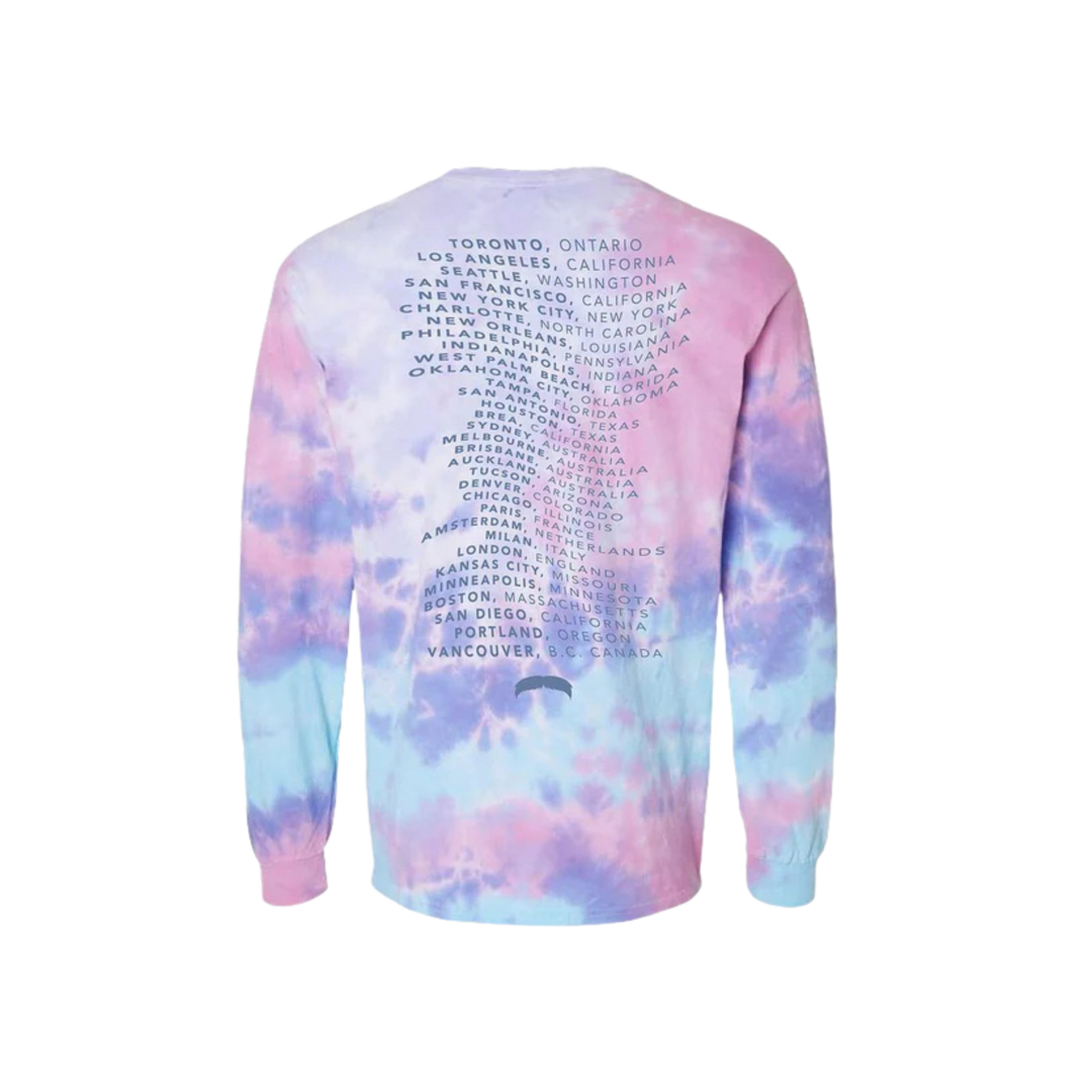 Al Dente Tour Unisex Long Sleeve Tee - Tie Dye